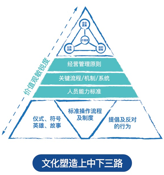 文化塑造上中下三路